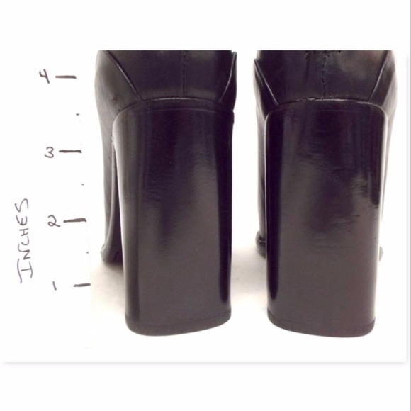 New RAG & BONE Black Leather Open Toe Booties 35 - Picture 8 of 8